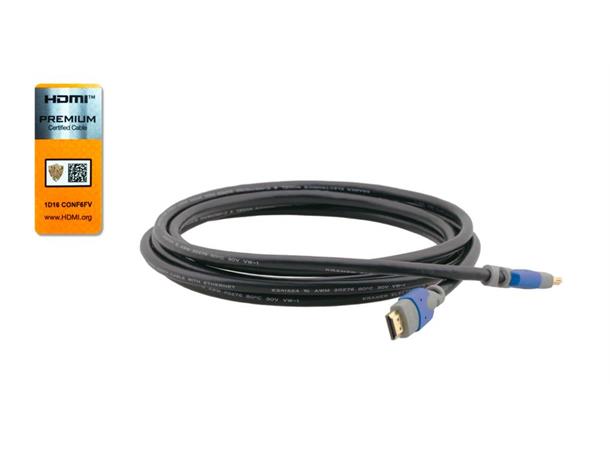 Kramer HDMI High-Speed HEC -  1,8 m HDMI Kabel m/Ethernet 26AWG Sort 4K 