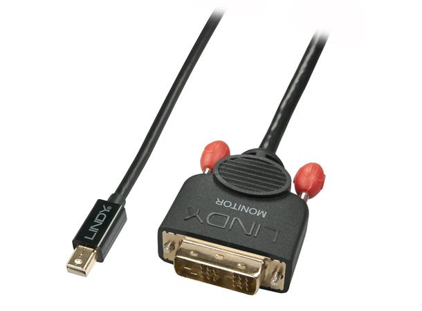 Lindy MiniDP - DVI Kabel - 2,0 m MiniDisplayPort til DVI 