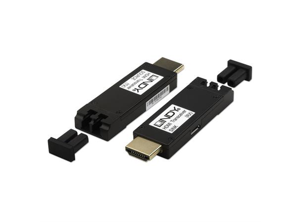Lindy Extender HDMI 2.0 Fiber Tx/Rx Maks 300 m 4K @60Hz 10.2 Gbps 
