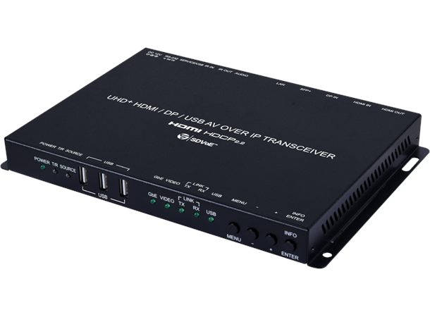 Cypress 4K HDMI/DP over IP Tranceiver UHD+ To-veis LAN RS232 IR USB 