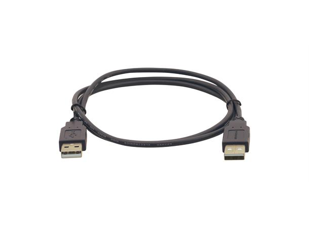 Kramer USB2 Kabel A-A -  3 m A-A USB Kabel Sort 