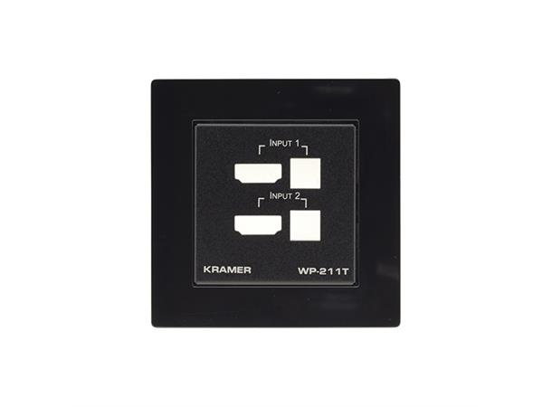 Kramer Panel HDMI HDBaseT PoE 2xHDMI 1xHDBT 4K UHD Sort 
