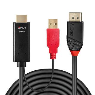 Lindy HDMI > Displayport Kabel -  1,0 m Videokilde: HDMI