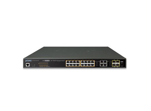 Planet Switch 16-p Gigabit 4xTP/SFP Ultra PoE L++ 2/L4 IGMP V2 