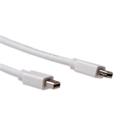 ACT MiniDP Kabel -  3,0 m 32AWG Hvit MiniDisplayport