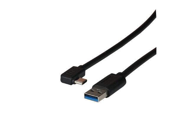 EFB USB-A>C, 3.2 Gen 1 Passive- 3m USB-A>C M-M 5Gbps, 15W, No Video, 90° 