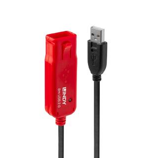 Lindy USB2 Kabel A-A - 8 m Aktiv skjøt A Hann - A Hunn Aktiv Skjøtekabel