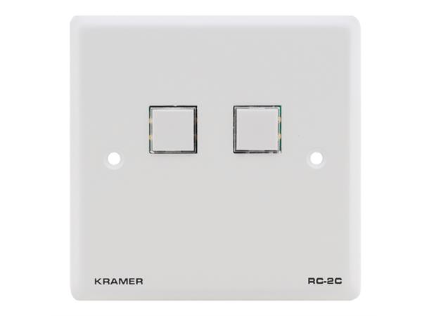 Kramer Kontrollpanel -  2K  80x80 Hvit 1xRS232 1xIR 1G 