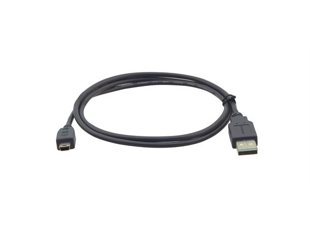 Kramer USBA2.0 Kabel> Mini-B 5-pin 0,9 m USB 2.0 A (M) to Mini–B 5–pin (M) Sort 