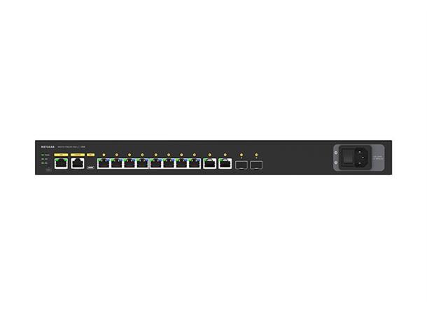 Netgear AV Line M4250-10G2XF-PoE+ 8x1G PoE+ 240W 2x1G 2xSFP+ Mngd Switch 