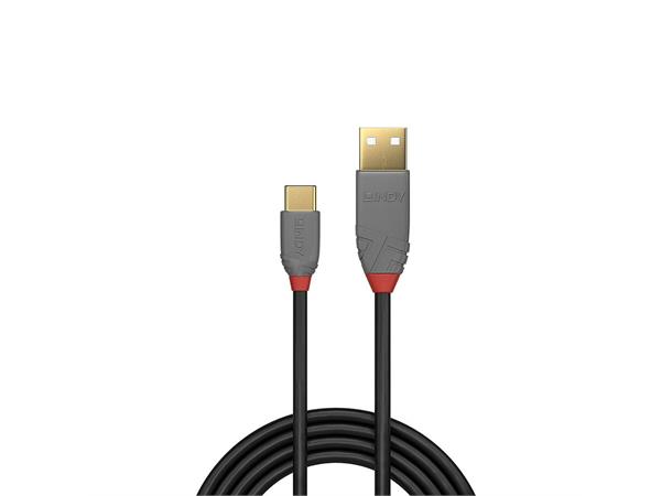 Lindy USB2 Kabel A-C - 3,0 m A-C USB Kabel Sort 