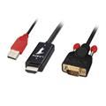 Lindy HDMI > VGA konverter Kabel - 1,0 m Videokilde: HDMI