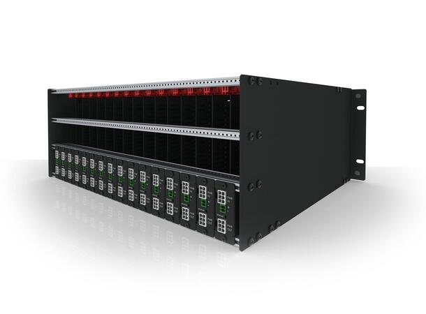 tvONE 4RU ONErack kit,250W PSU Plass for 16 moduler - 6 følger med 