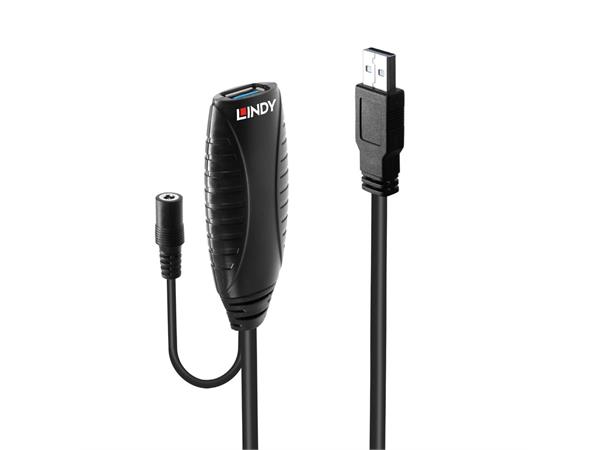 Lindy USB3 Kabel A-A - 15 m Aktiv skjøt USB3 Extender Aktiv skjøtekabel 