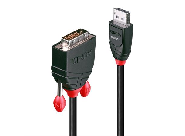 Lindy Displayport - DVI Kabel - 3,0 m DisplayPort til DVI Han-Han 