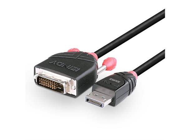 Lindy Displayport - DVI Kabel - 3,0 m DisplayPort til DVI Han-Han 