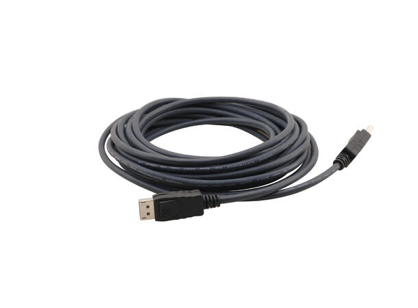 Kramer DisplayPort Kabel -  0,3 m Flex 30 AWG Sort 