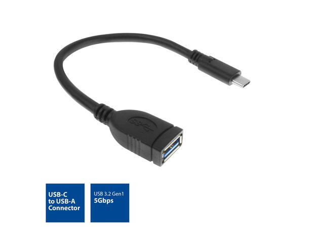 ACT Pigtail Adapter USB C > USB A USB 3.2 Gen 1 5Gbps 