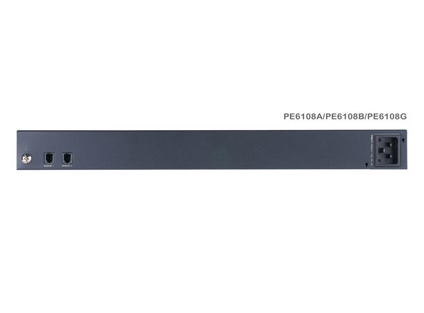 Aten PDU 8-port 15A/10A 1U Switched eco outlets 