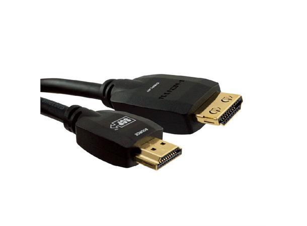 SCP HDMI High-Speed HEC -  9,1 m HDMI Kabel m/Ethernet Sort 4K 