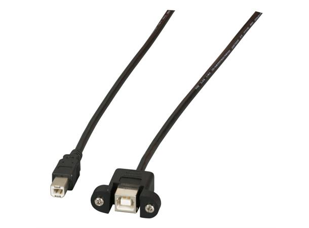 EFB USB2 Kabel B-B - 0,5 m skjøt B-B USB Skjøtekabel