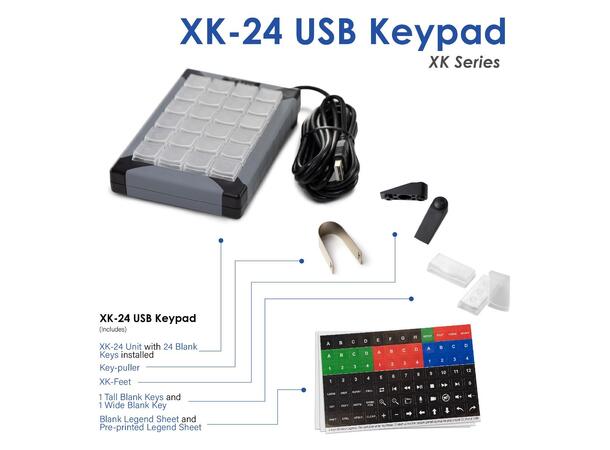 X-Keys  24 USB 24 Programmerbare taster 