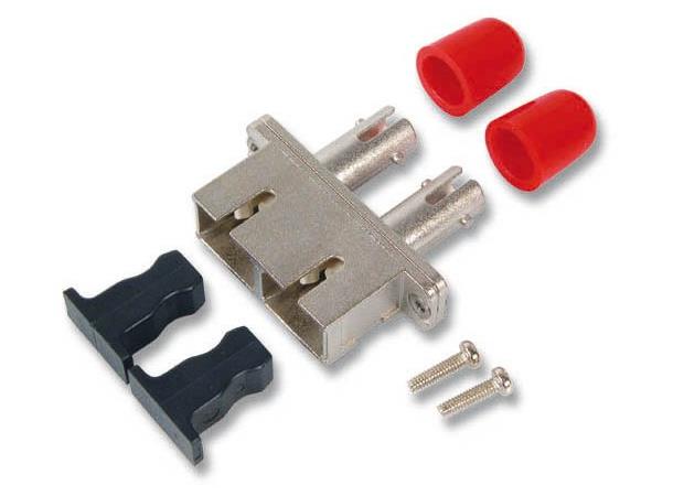 Adapter Fiber ST-SC Duplex Multimode Fiberadapter ST-SC MM Metal ...