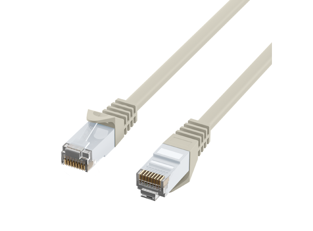 UTP Patch Cat.6 -  3,0 m Grå LSZH 250MHz 24AWG Halogenfri Snagless 