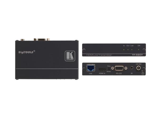 Kramer Extender HDMI Ser IR Tx/Rx ! 1xHDBaseT Max 70 m Power 12V 