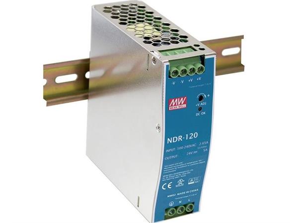 Meanwell Power  48V 120W # DIN Skinne Power 