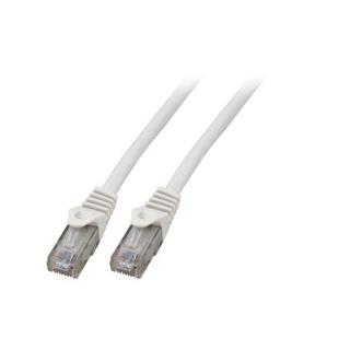 UTP Patch Cat.6 -  2,0 m Hvit LSZH 250MHz 24AWG Halogenfri Snagless