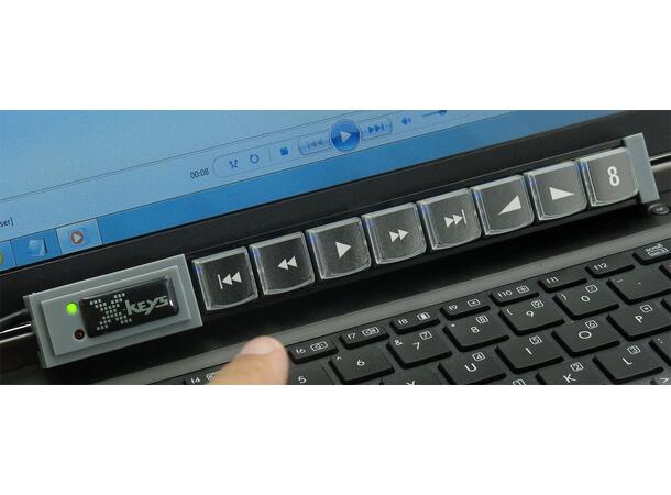 X-Keys  08 USB Stick 8 Programmerbare taster 