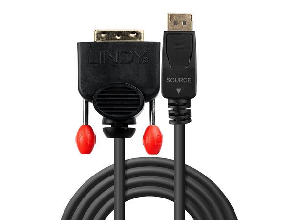 Lindy Displayport >  DVI Kabel - 5 meter Passiv 
