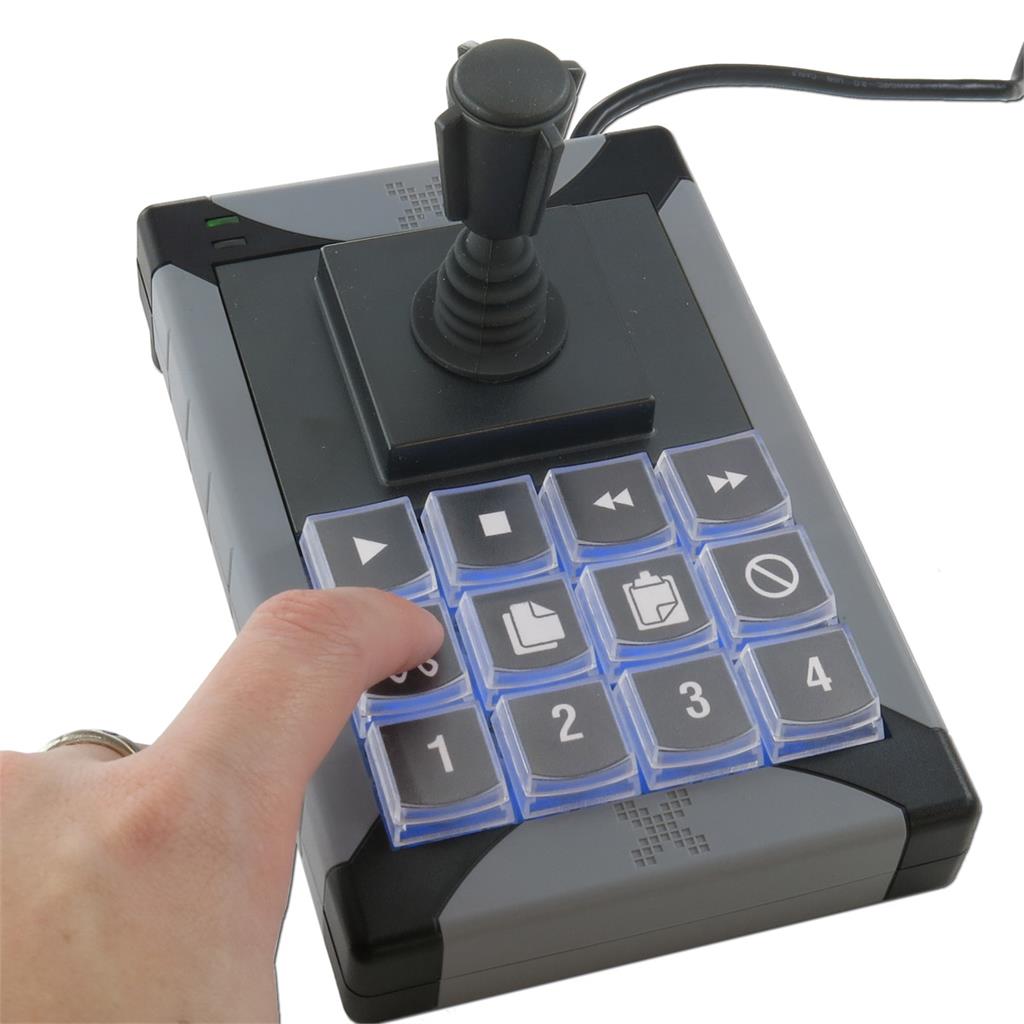 XKeys 12 + Joystick USB with X, Y, and Z axis >PTZ control Leteng AS