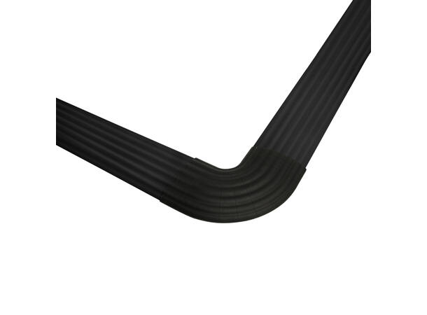 Defender Office Gulvkanal Sort Vinkel L:210mm B:120mm H:21mm 