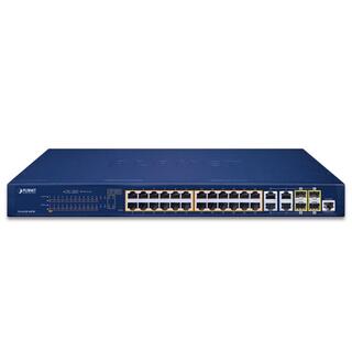 Planet Switch 28-p Gigabit 4xSFP 24xPoE Layer2 VLAN QoS IGMP PB380W