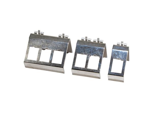 EFB 1 x Keystone Holder DIN Rail Metall 