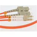 Fiberpatch 62,5/125 LC-SC -  15 m LSZH Multimode Duplex OM1 Orange