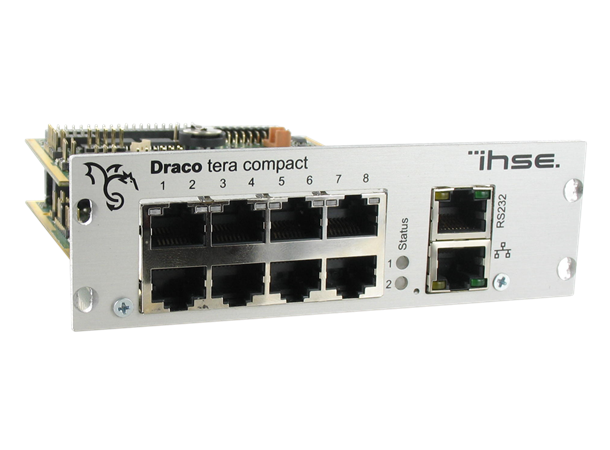 IHSE Draco Tera Compact 8-port 19" CAT X Board version 