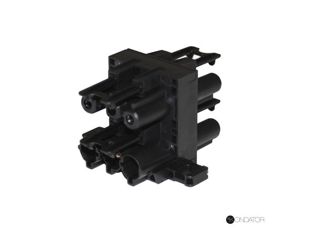 Kondator Docky GST T-splitter 1 > 3 Wieland GST18® Sort