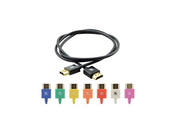 Kramer HDMI High-Speed HEC -  0,9 m Pico HDMI Kabel m/Ethernet Orange 4K 
