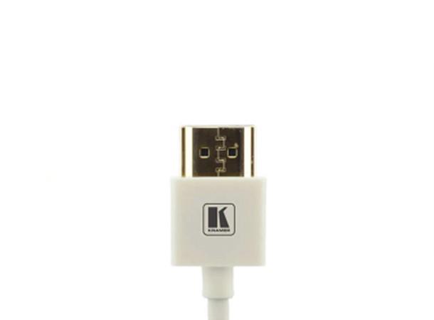 Kramer HDMI High-Speed HEC -  3,0 m Pico HDMI Kabel m/Ethernet Hvit 4K 