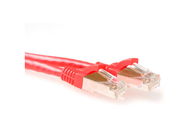 SFTP Patch Cat.6A -  5 m Rød Snagless 500MHz 26AWG PIMF 
