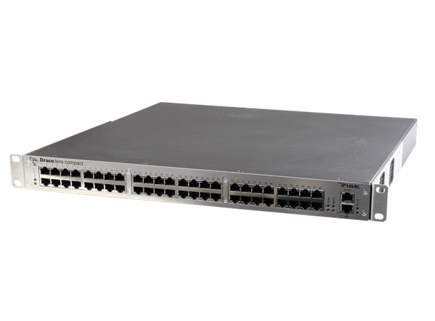 IHSE Draco Tera Compact 48-port 19" CAT X Redundant PSU 