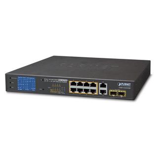 Planet Switch 8-p 1000Tx 8xPoE+ 2xTP 2x SFP Desktop B120W LCD