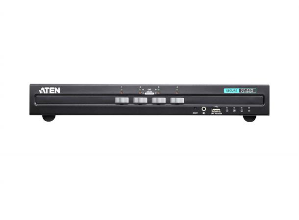 Aten Secure KVM Switch 4pUSB DisplayPort Single Display NIAP PP 3.0 