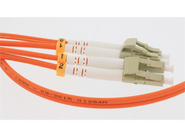 Fiberpatch 50/125 LC-LC -  20 m LSZH Multimode Duplex OM2 Orange 