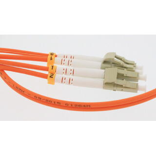 Fiberpatch 50/125 LC-LC -  3 m LSZH Multimode Duplex OM2 Orange