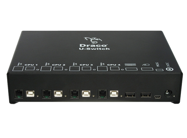 IHSE Draco U-Switch 4-port USB 2.0 KB/Mouse Switch 