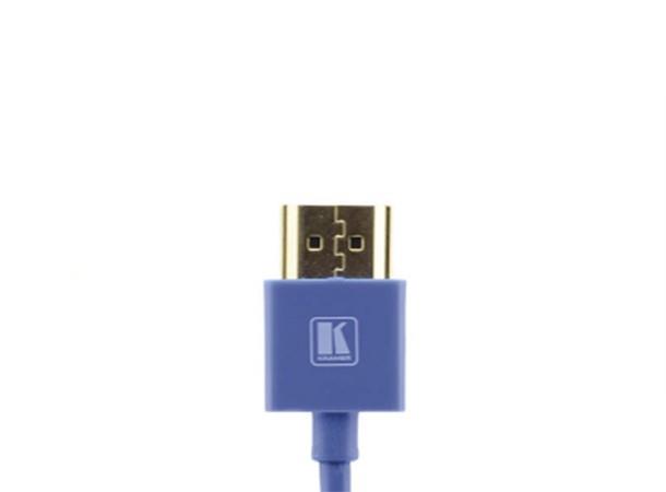 Kramer HDMI High-Speed HEC -  3,0 m Pico HDMI Kabel m/Ethernet Blå 4K 